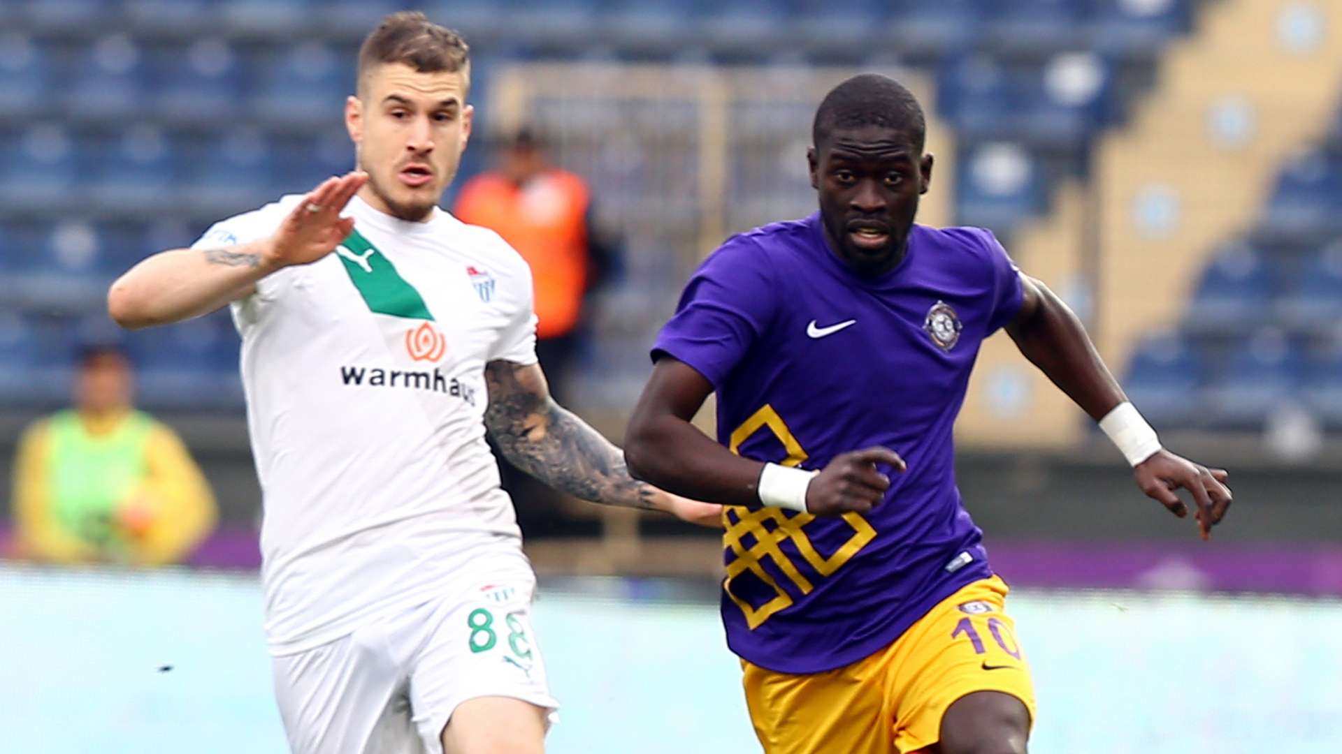 Deniz Yilmaz Badou Ndiaye Osmanlispor Bursaspro STSL 03112017