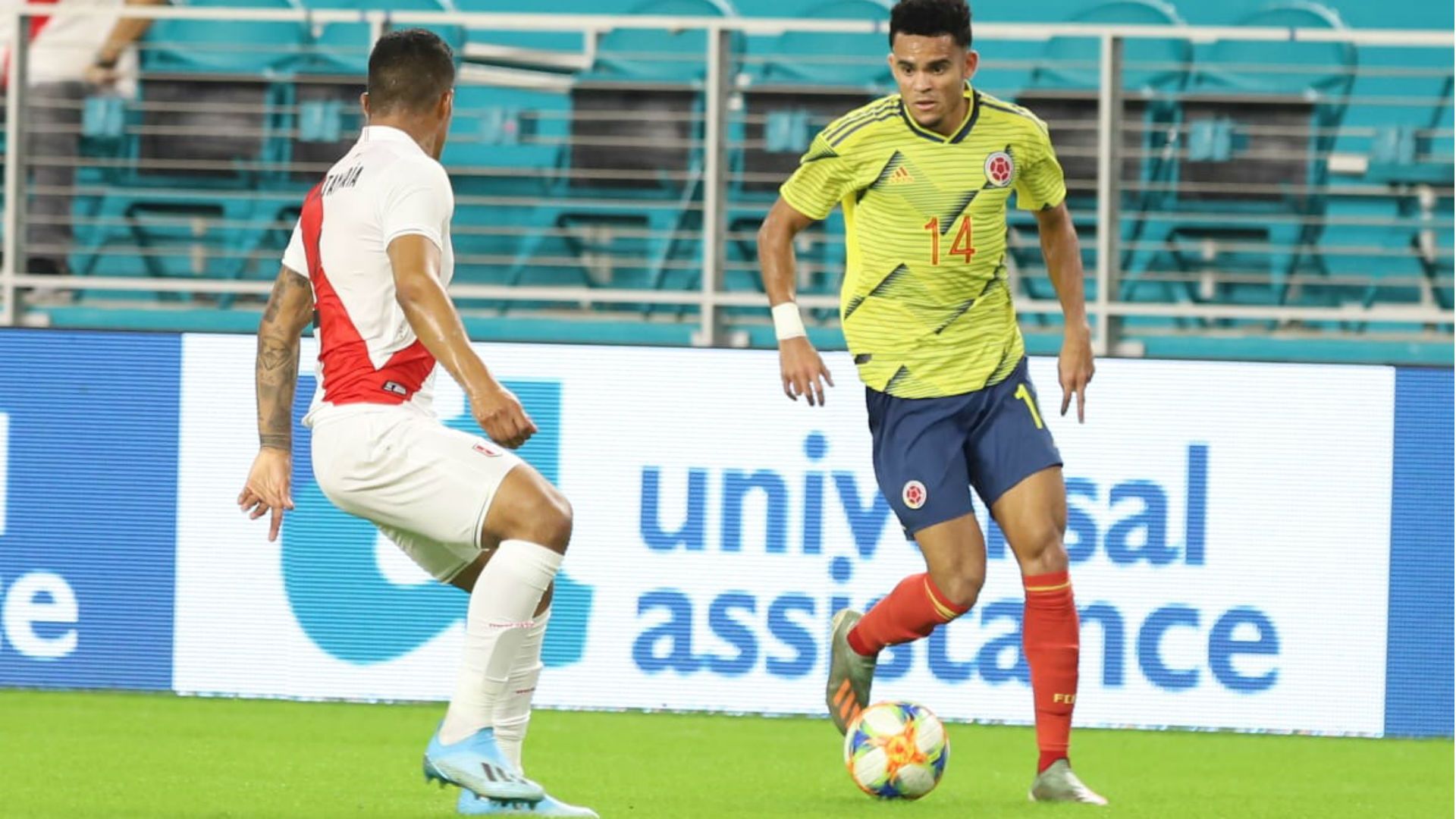 Luis Díaz Colombia - Perú amistoso 2019