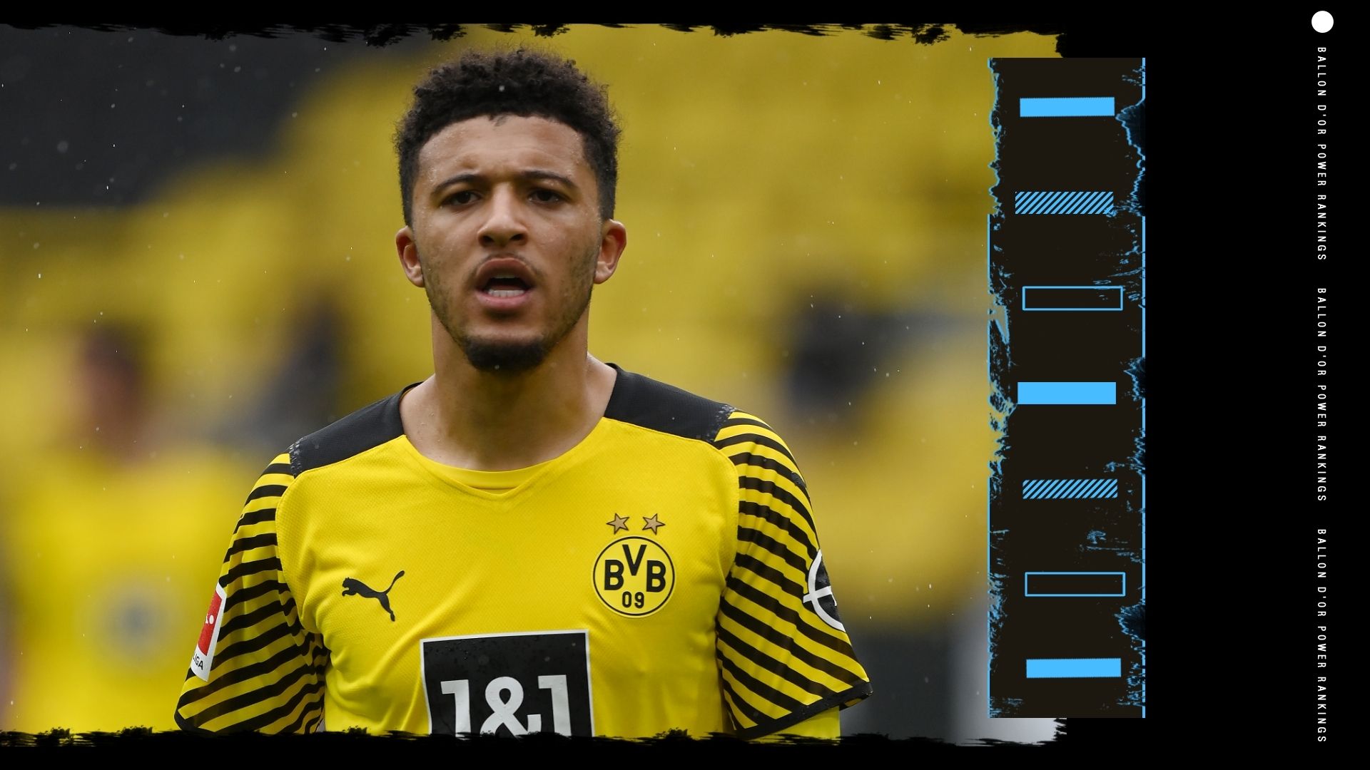 Jadon Sancho Ballon d'Or Rankings GFX