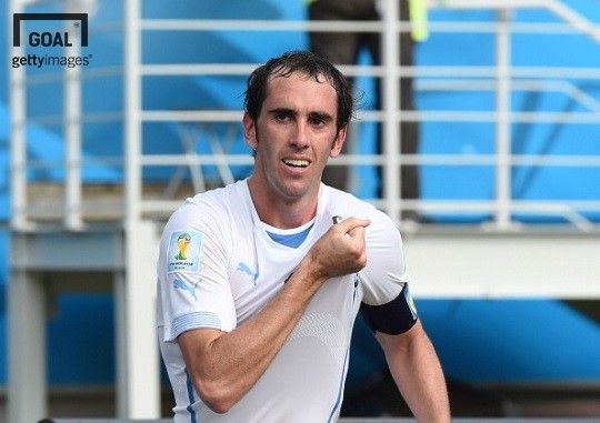 우루과이 축구 국가대표팀 주장 디에고 고딘. 사진=게티이미지