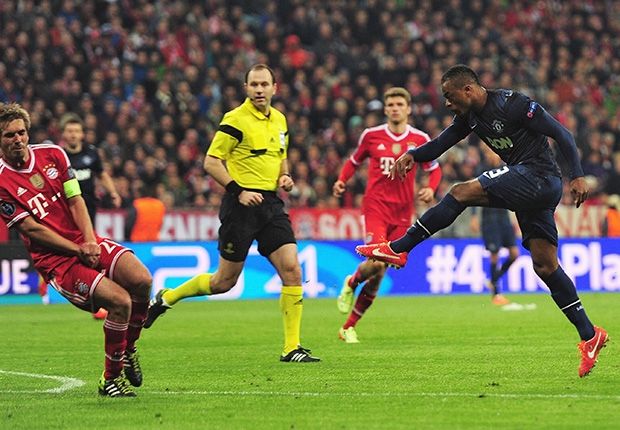 Patrice Evra Manchester United Bayern Munich Champions League 04092014