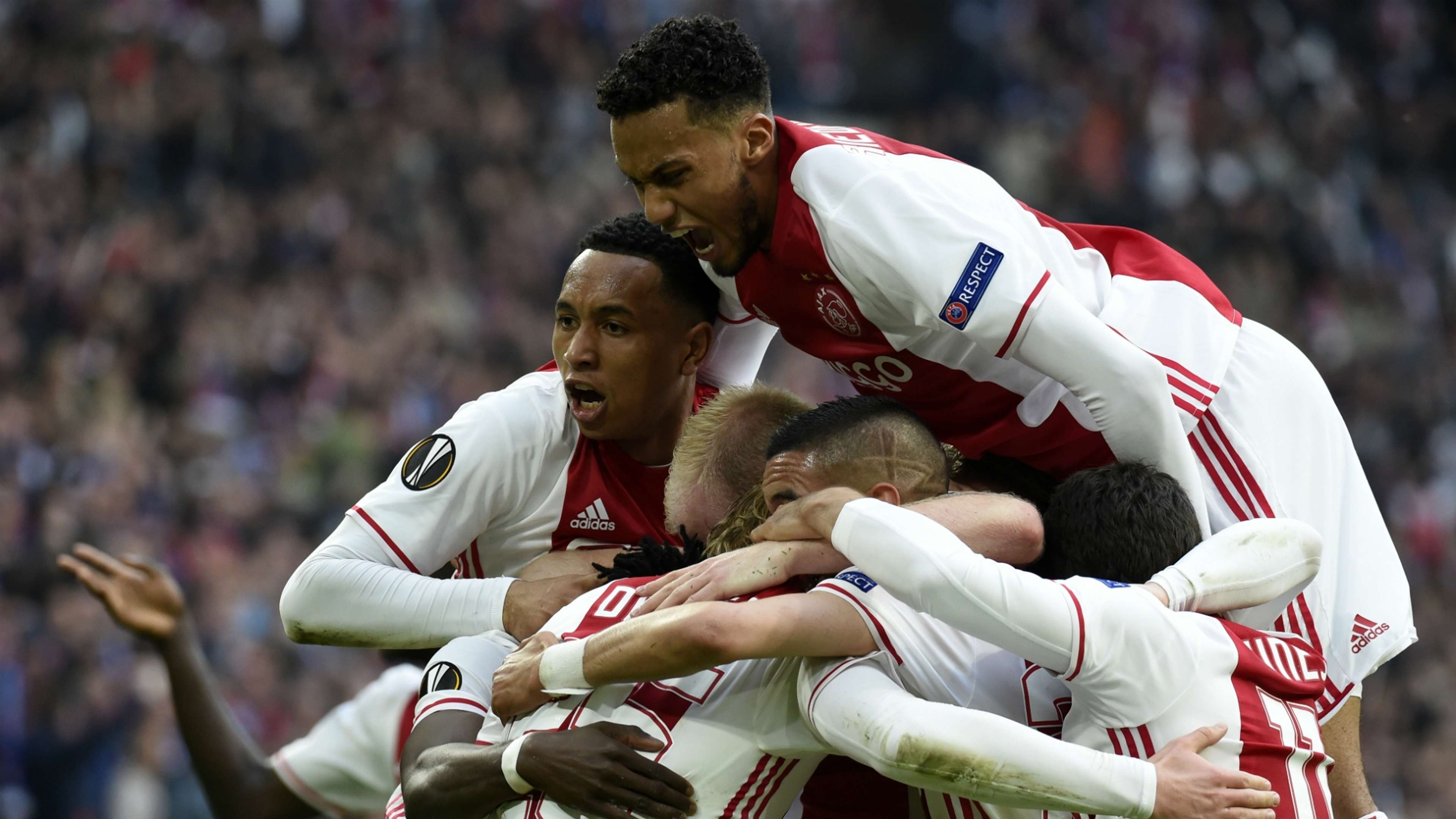 Ajax v Lyon Europa League 03052017