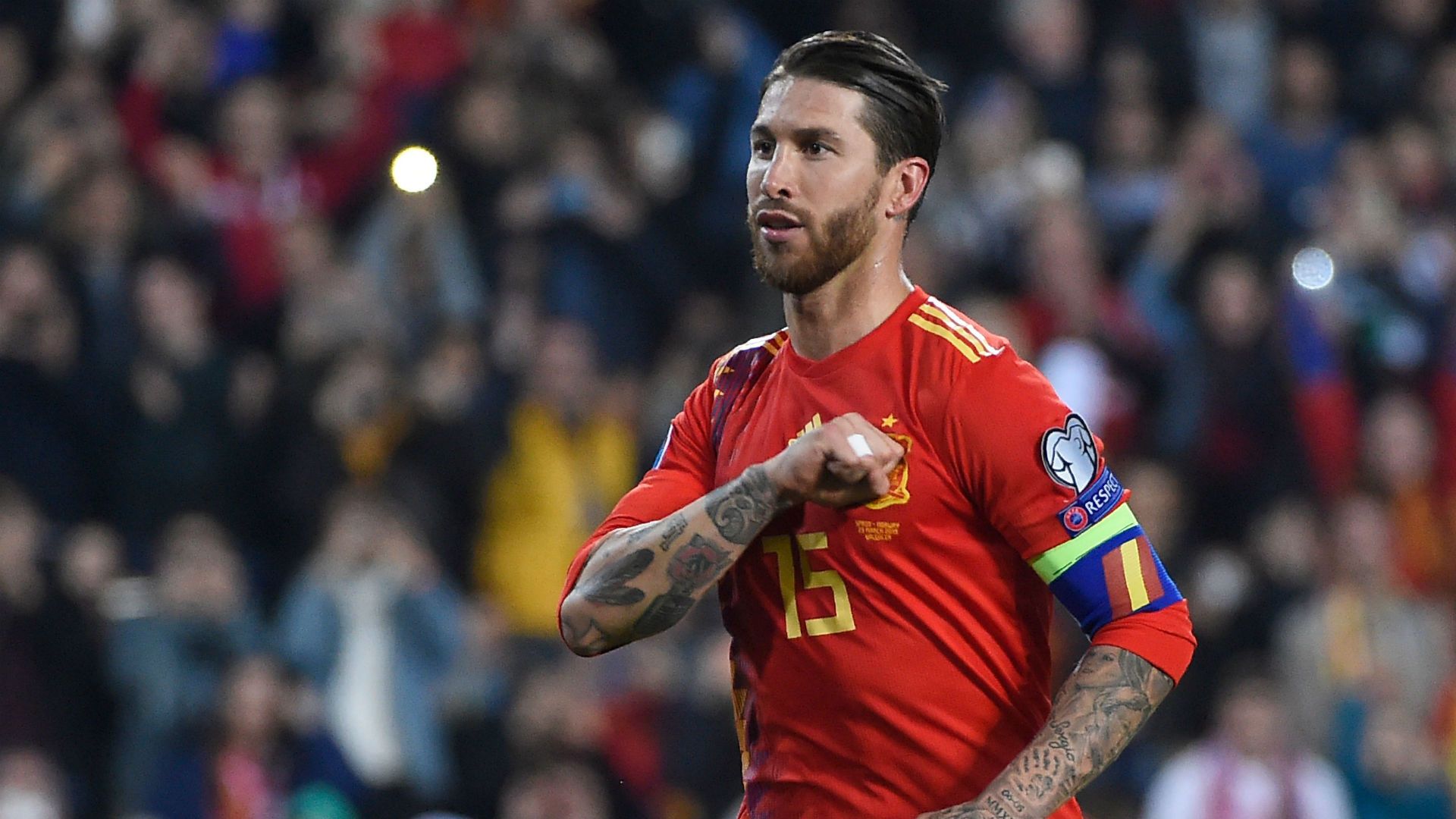 Sergio Ramos Spain Norward Euro 2020 qualifying 2019