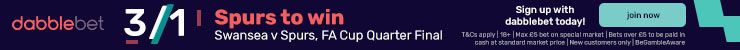 Spurs Swansea dabblebet offer footer