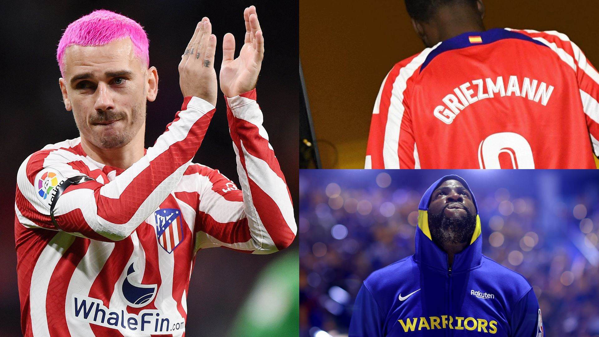 Game recognise game Why Golden State Warriors star Draymond Green wore an Antoine Griezmann Atletico Madrid jersey in NBA play offs Goal English Saudi Arabia