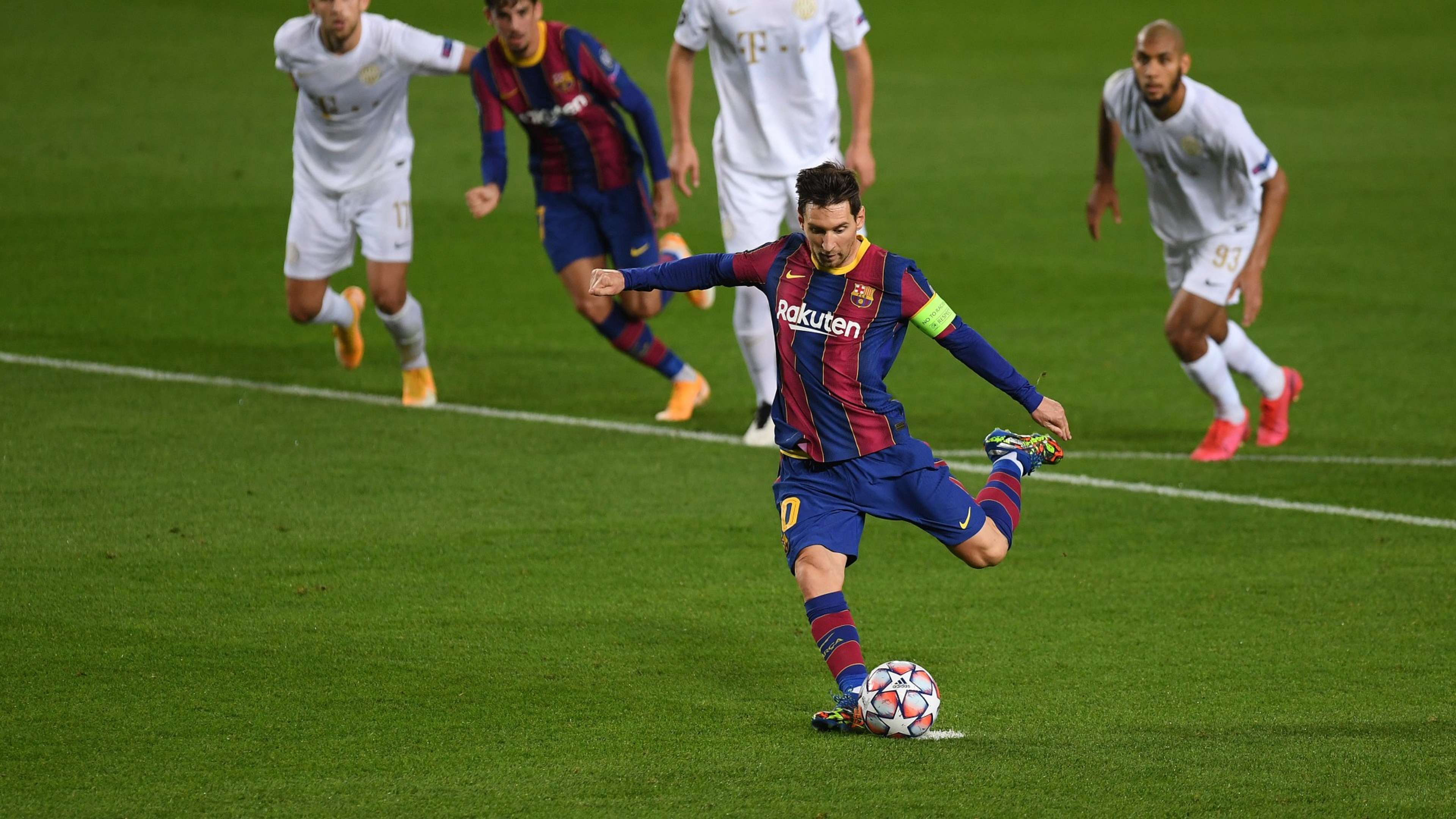 Messi Barcelona Ferencvaros UCL 2020