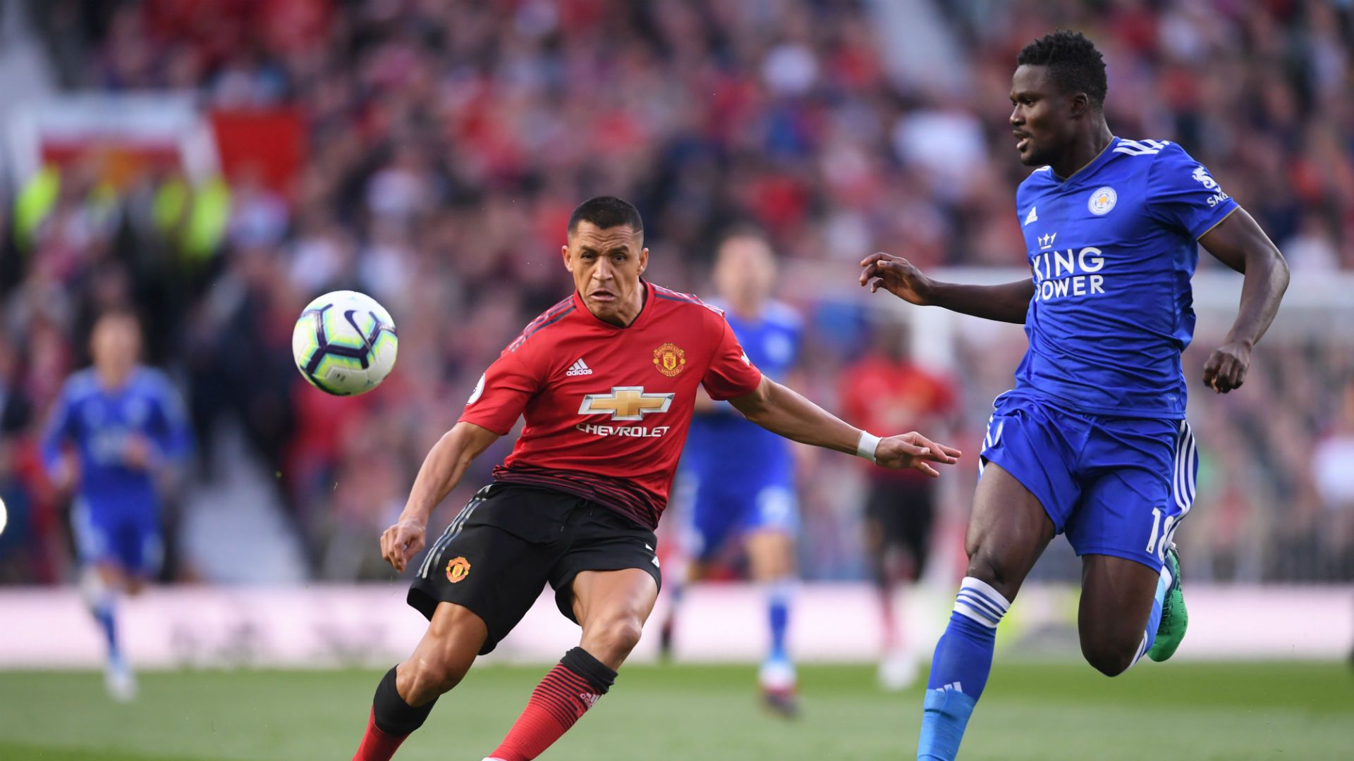 Alexis Sánchez Manchester United Leicester 10082018