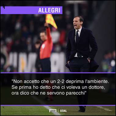 PS Allegri Juve-Tottenham
