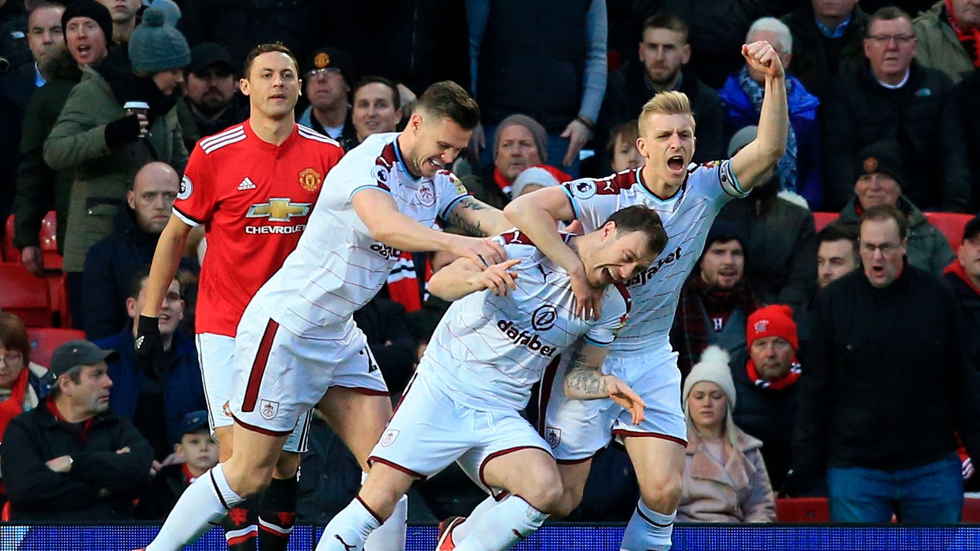 Ashley Barnes Burnley Manchester United