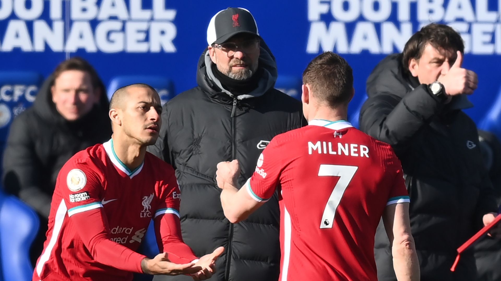 Thiago Alcantara James Milner Liverpool 2020-21