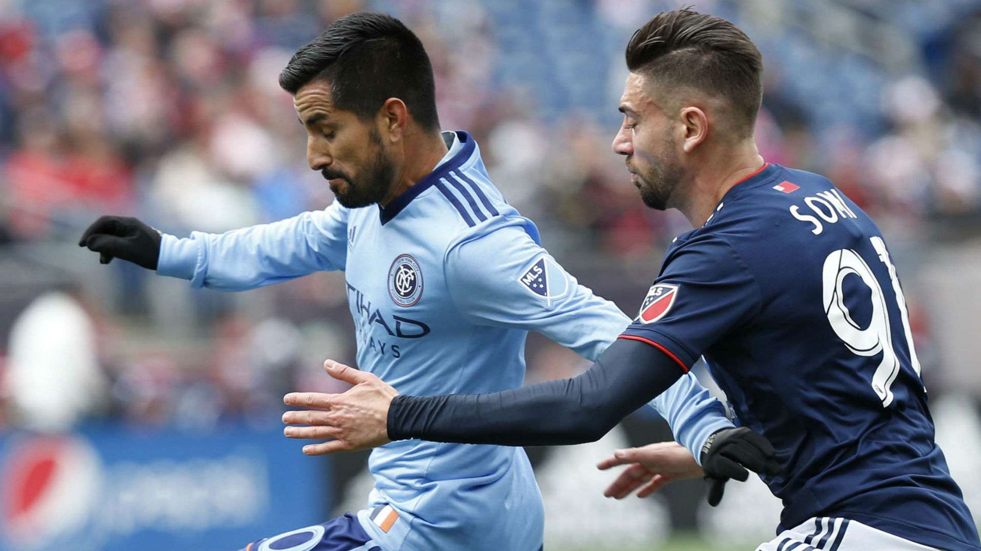 Maxi Moralez NYCFC New England Revolution MLS
