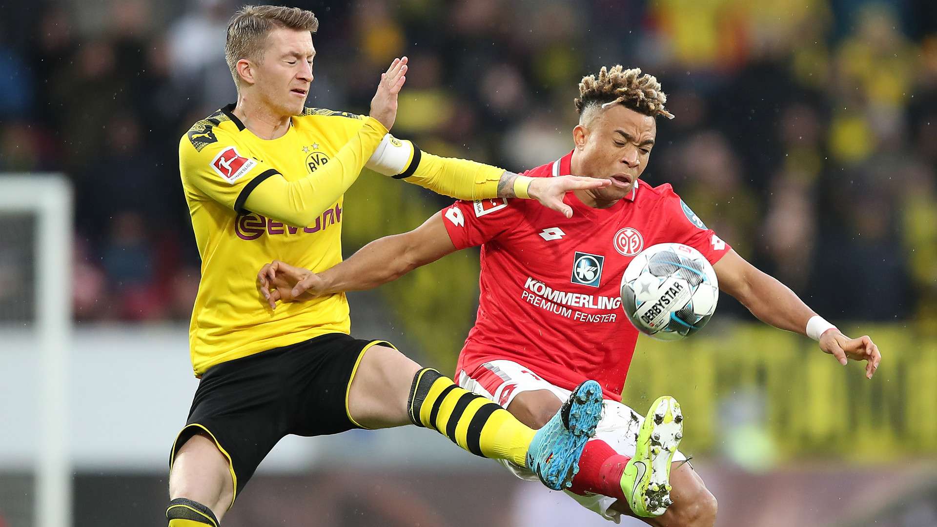 MARCO REUS BORUSSIA DORTMUND PIERRE KUNDE MALONG MAINZ BUNDESLIGA 14122019