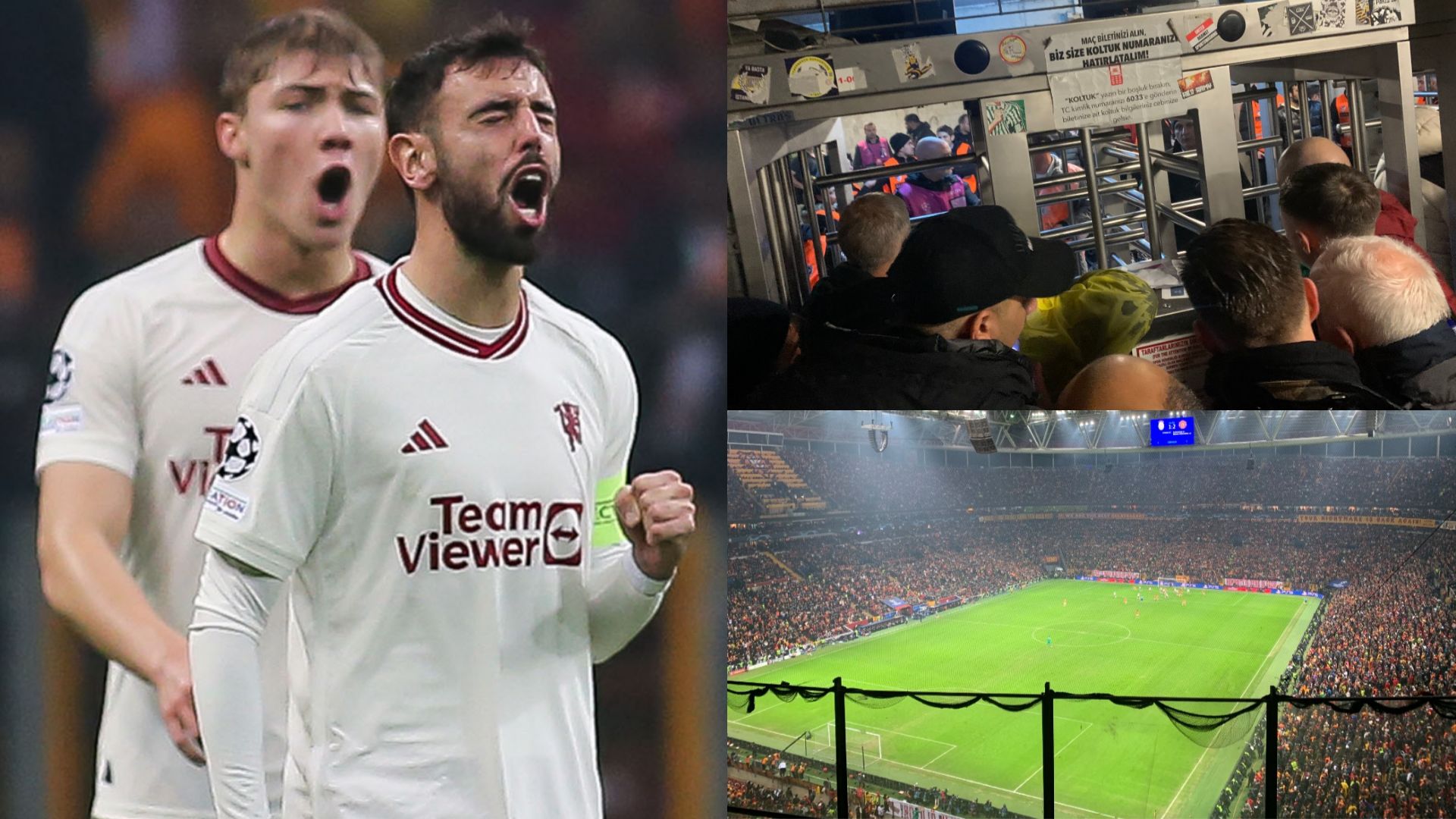 Manchester United Galatasaray fans