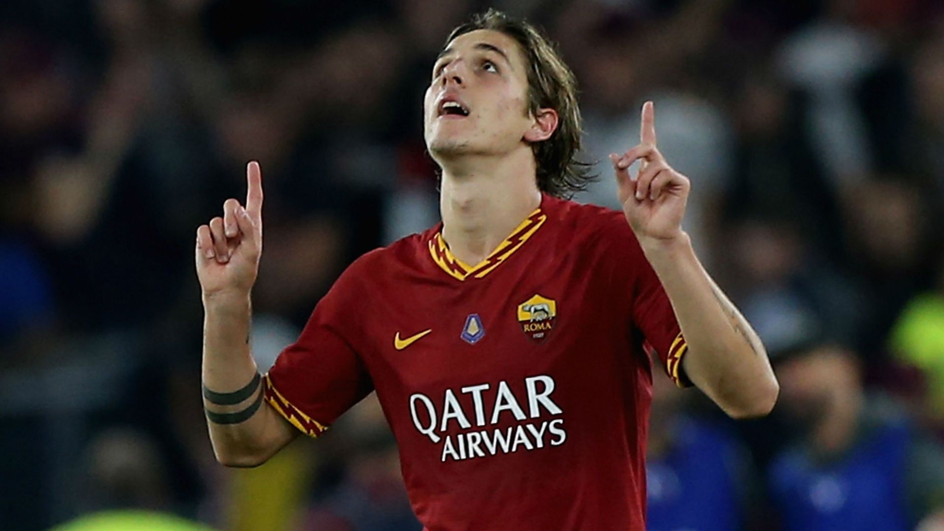 Zaniolo Roma Milan Serie A