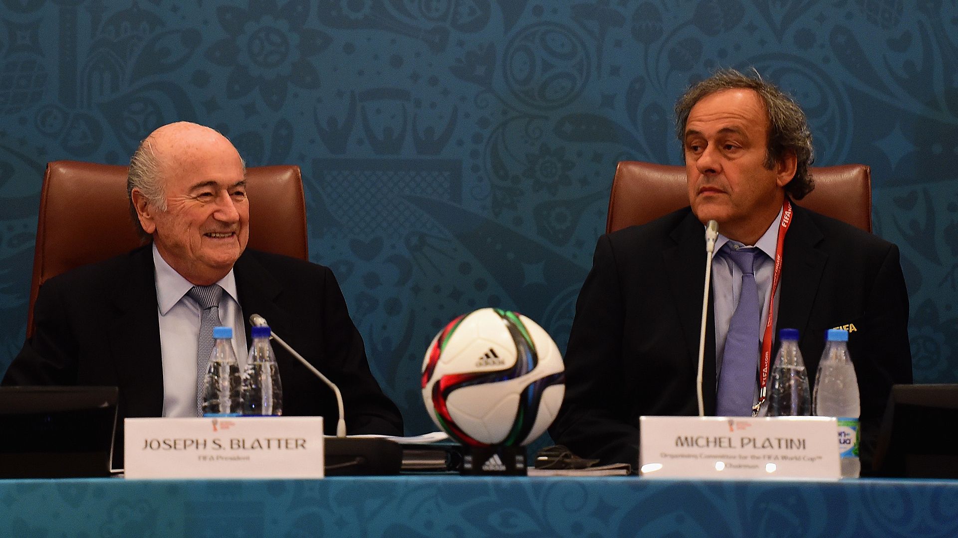 Josef Sepp Blatter FIFA UEFA Michel Platini