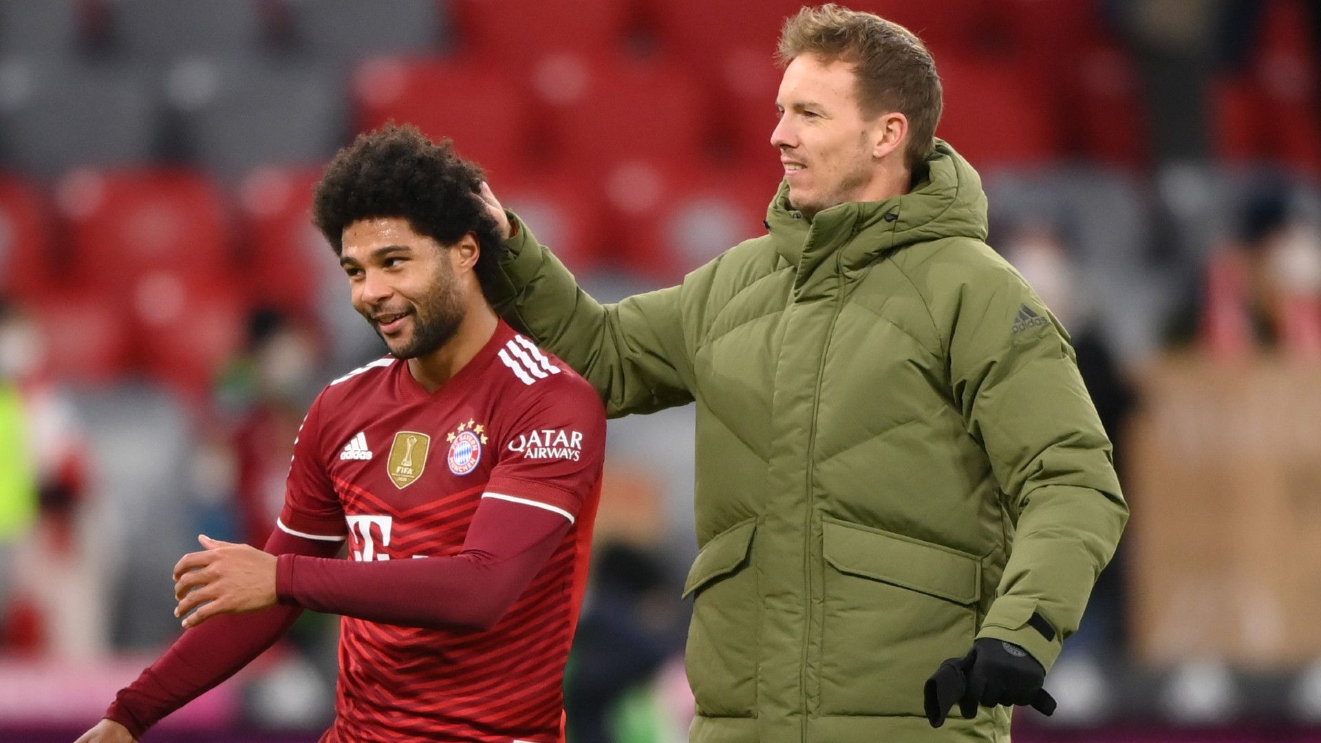 SERGE GNABRY JULIAN NAGELSMANN BAYERN MÜNCHEN