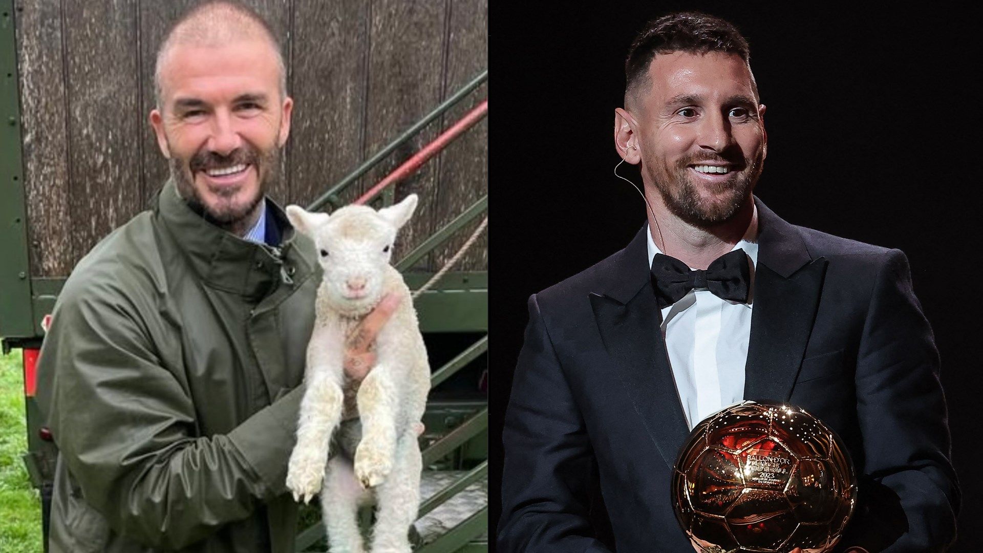 David Beckham Lionel Messi