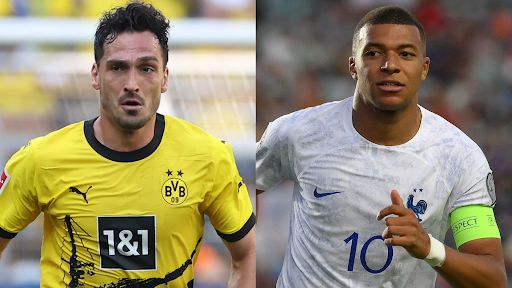 Mats Hummels Kylian Mbappe