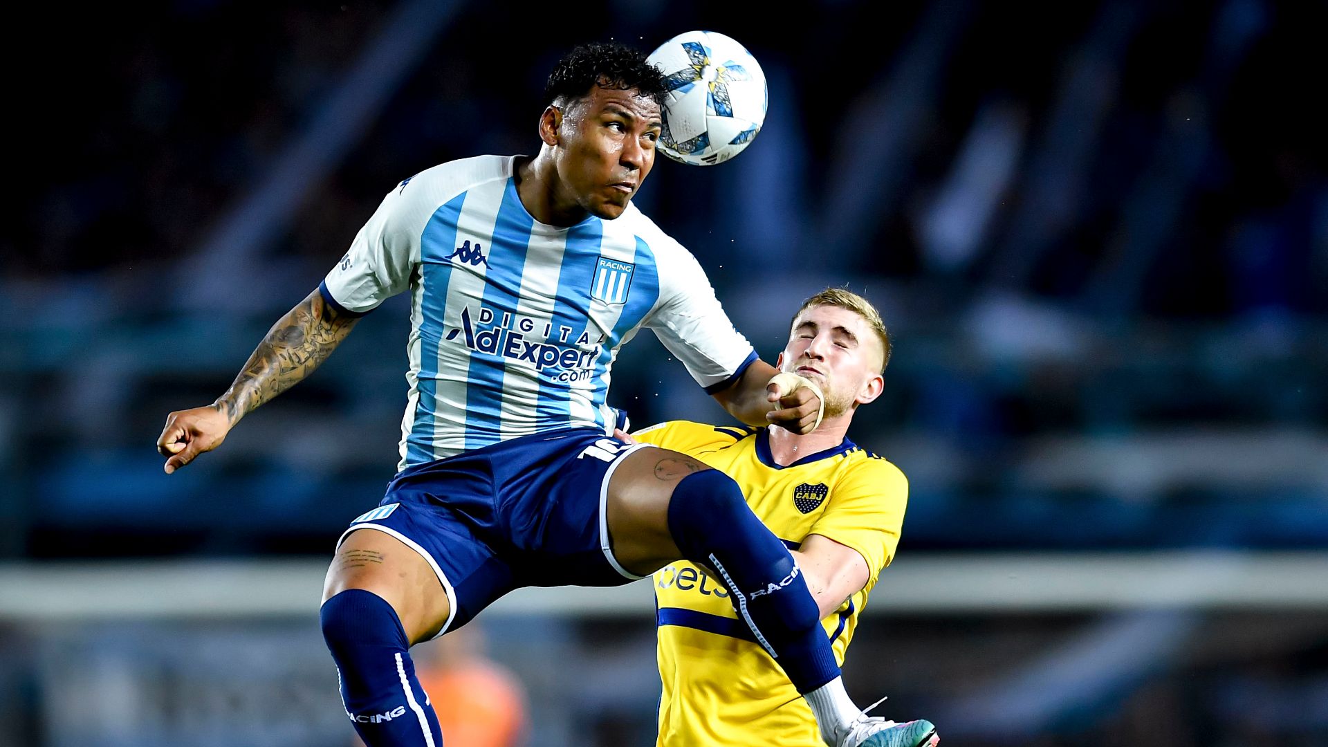 Roger Martinez Nicolas Valentini Boca Racing Copa de la Liga 24102023