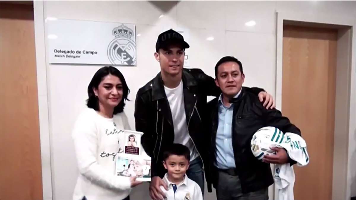 Cristiano Ronaldo familia mexicana 25102017