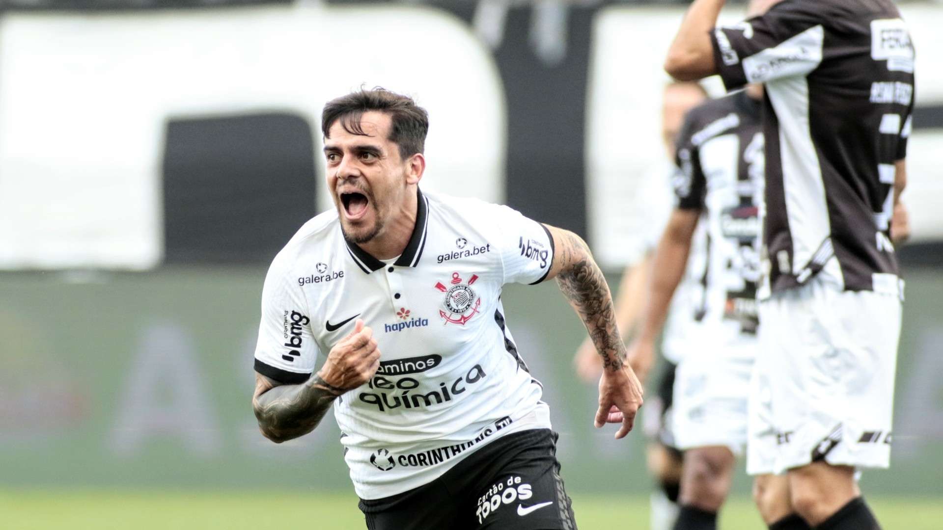 Fagner comemora - Corinthians x Inter de Limeira quartas Paulistão 11052021