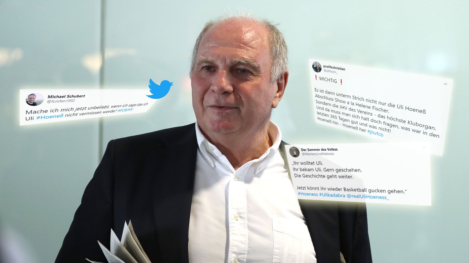Hoeneß Netzreaktionen