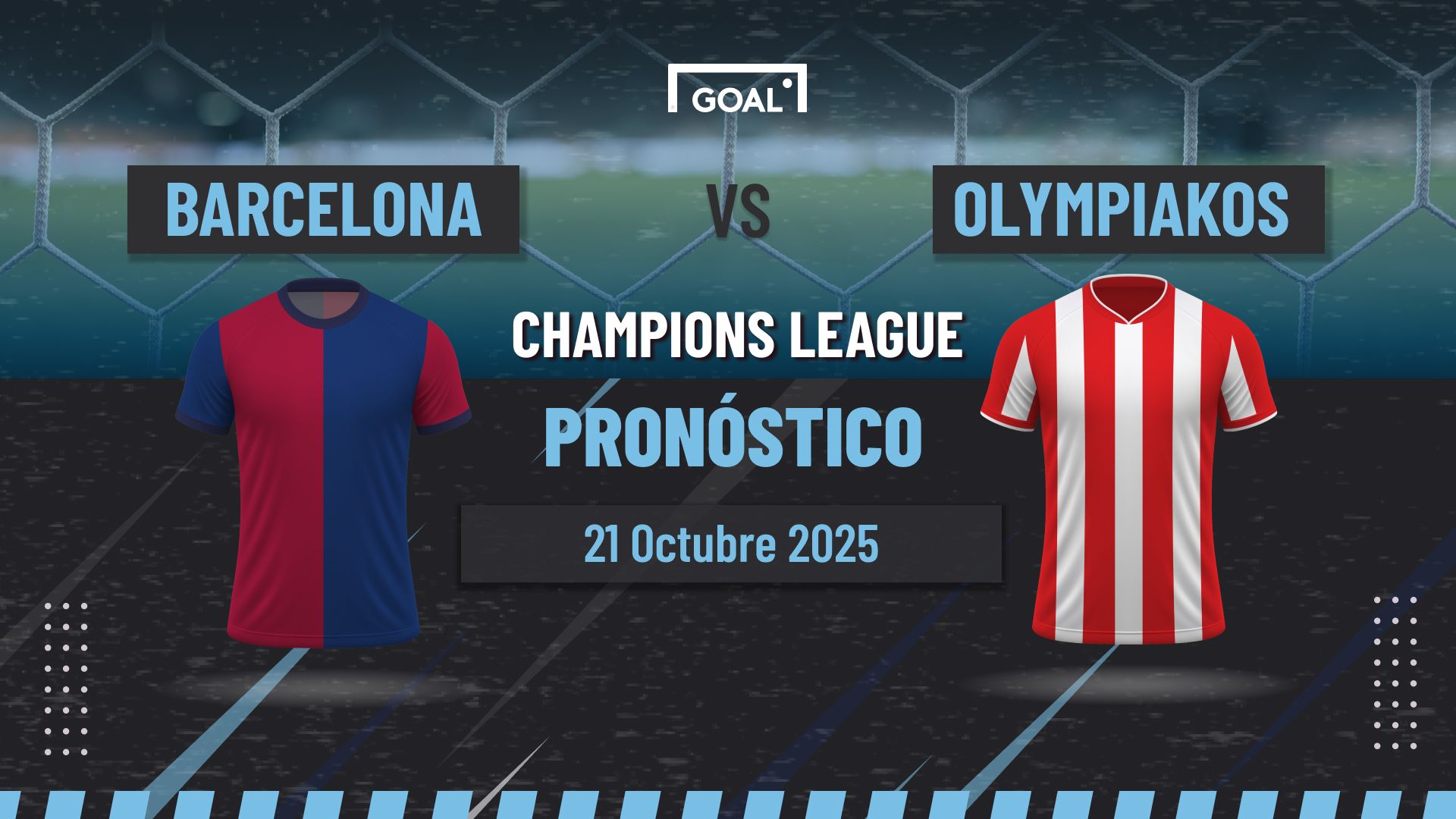 Barcelona vs Olympiakos apuestas de la Champions League | 21/10/2025