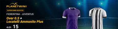 quota maggiorata fiorentina juventus planetwin365