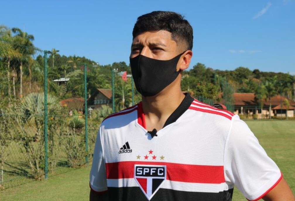 Facundo Milán, jogador uruguaio do sub-20 do São Paulo