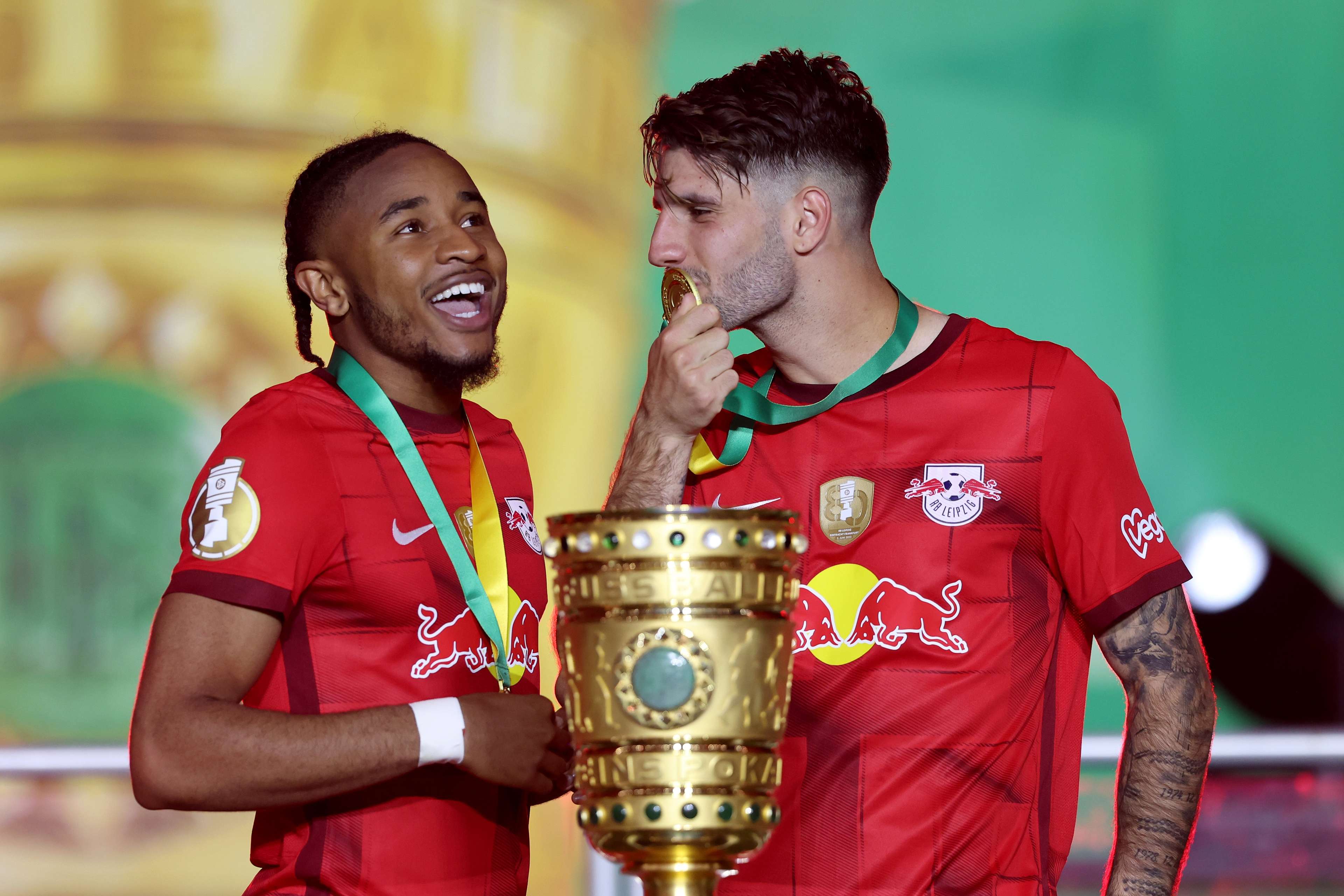Christopher Nkunku Dominik Szoboszlai RB Leipzig