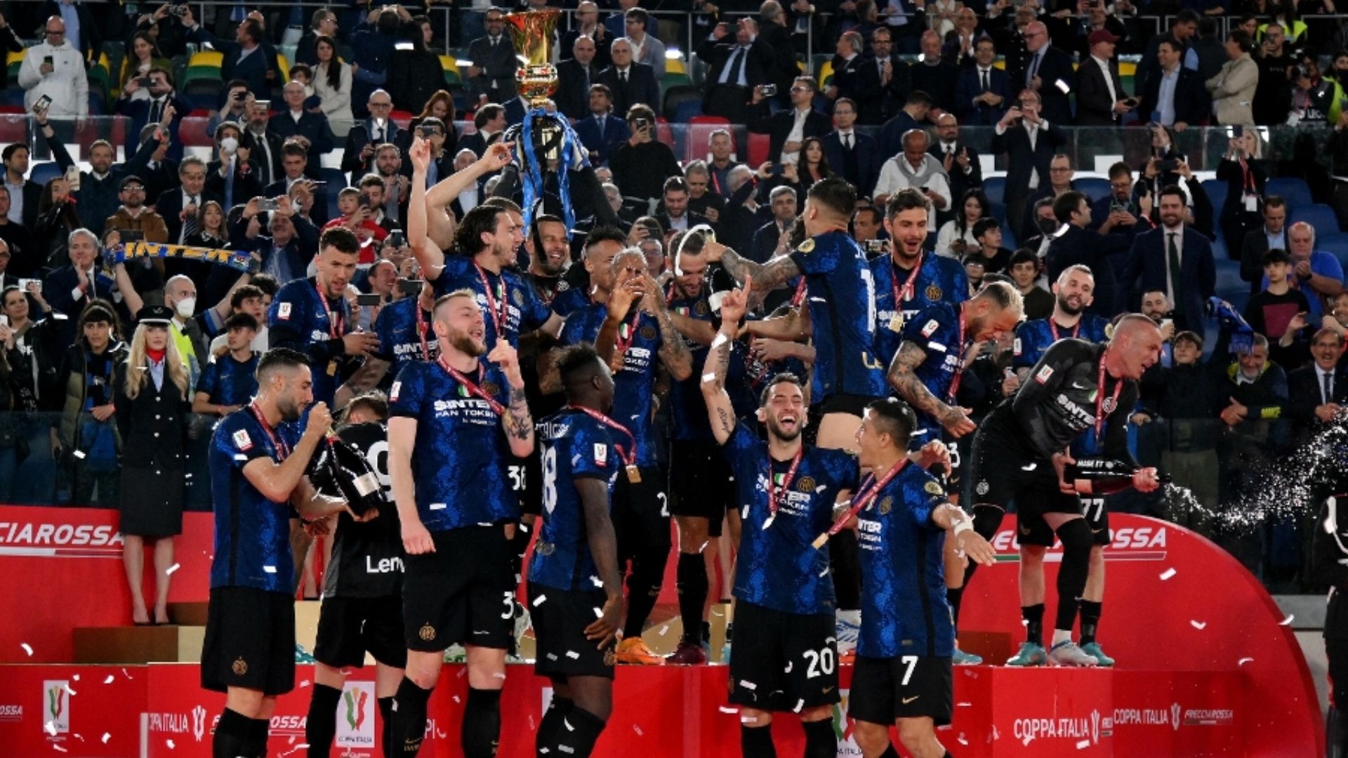 Inter de Milán campeón Coppa Italia