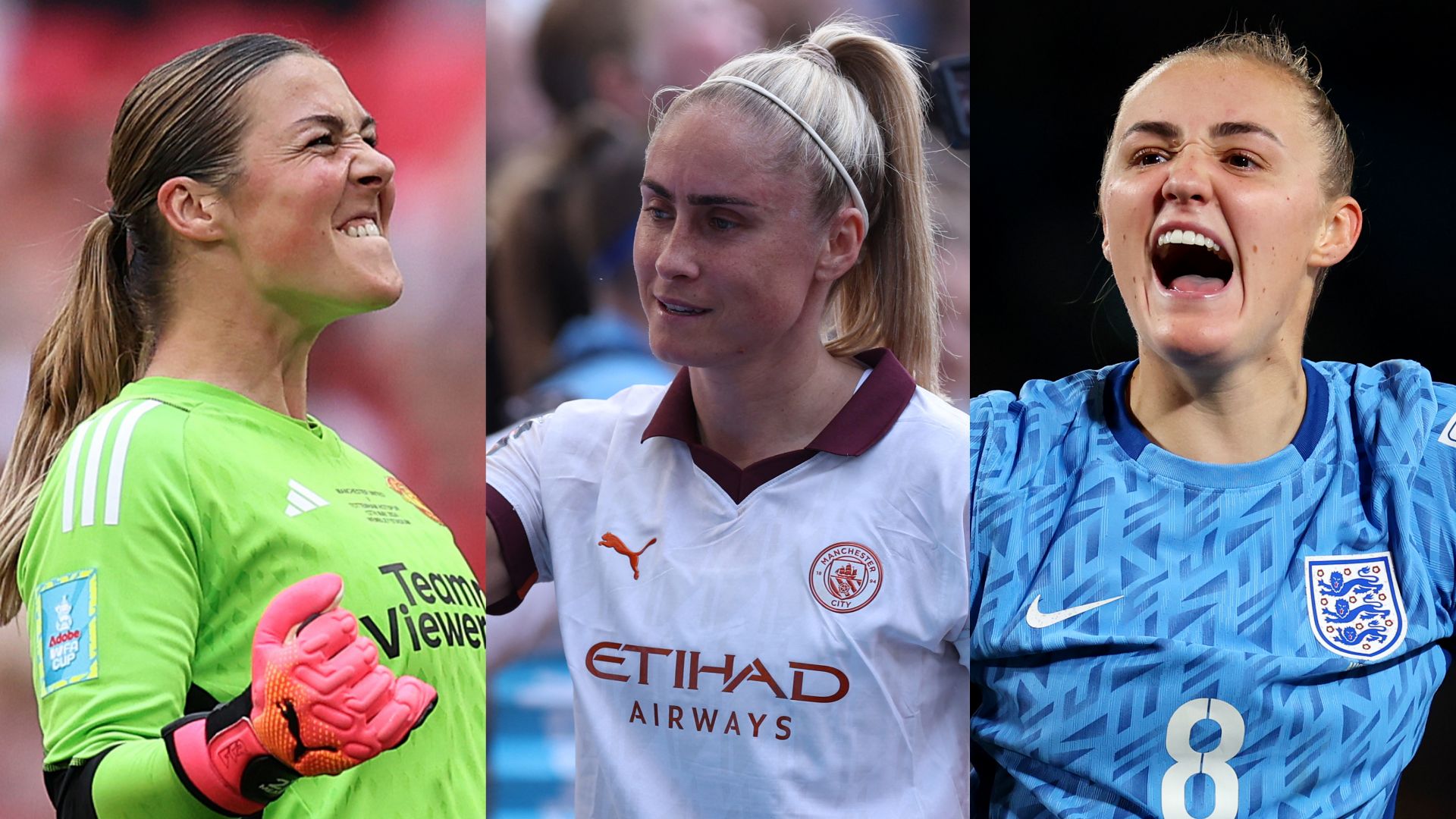 GFX Mary Earps Steph Houghton Georgia Stanway