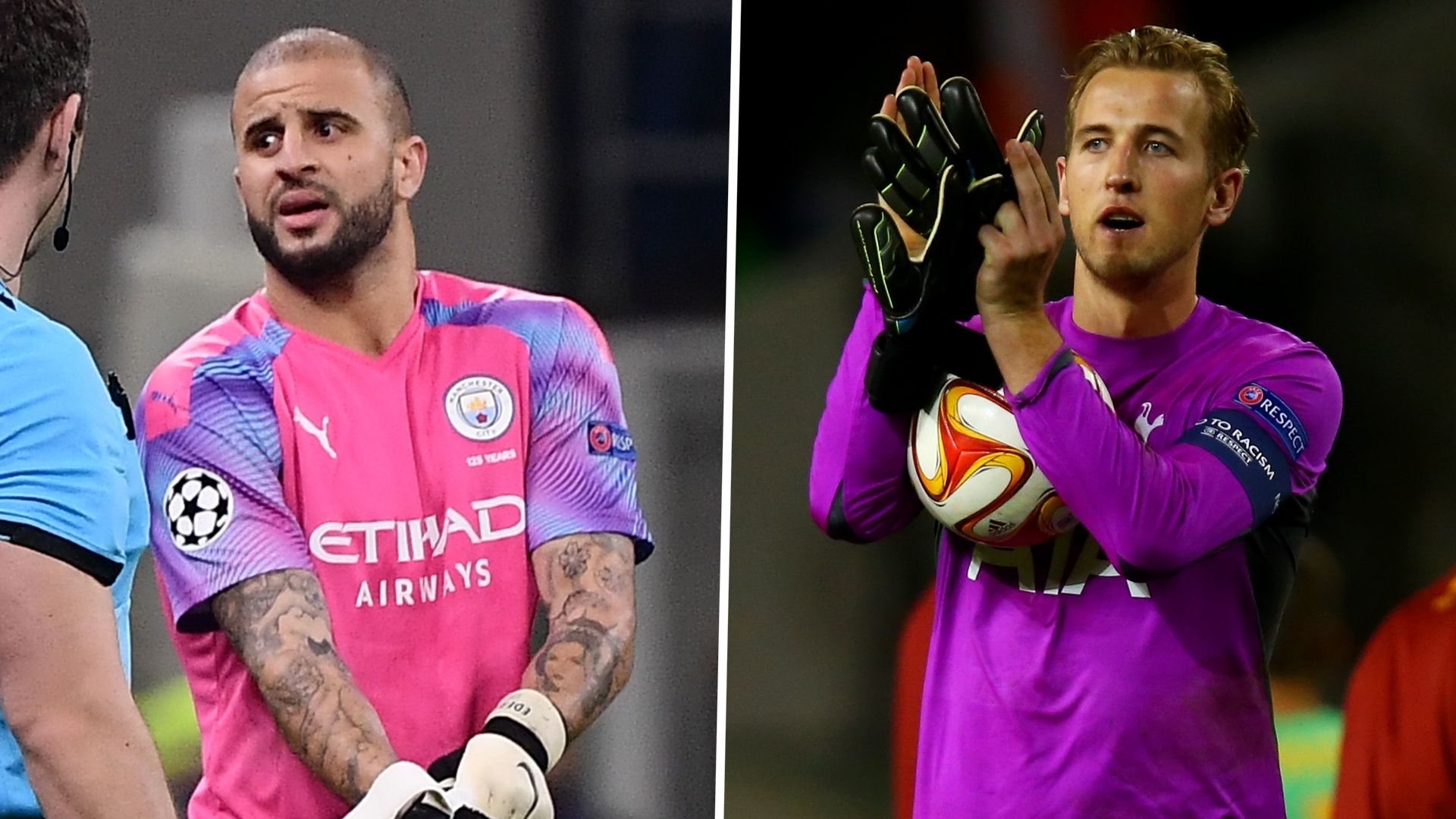 Kyle Walker Harry Kane goalkeeping