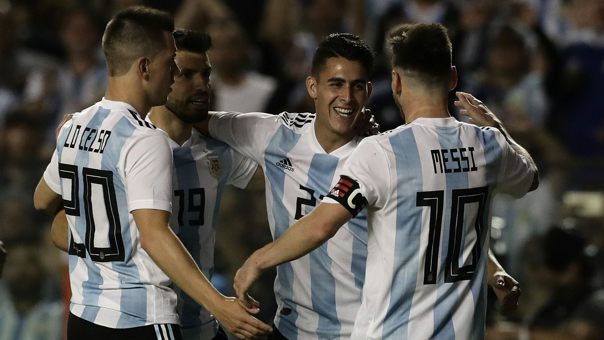 Pavon Lo Celso Messi Argentina Haiti Amistoso internacional 29052018