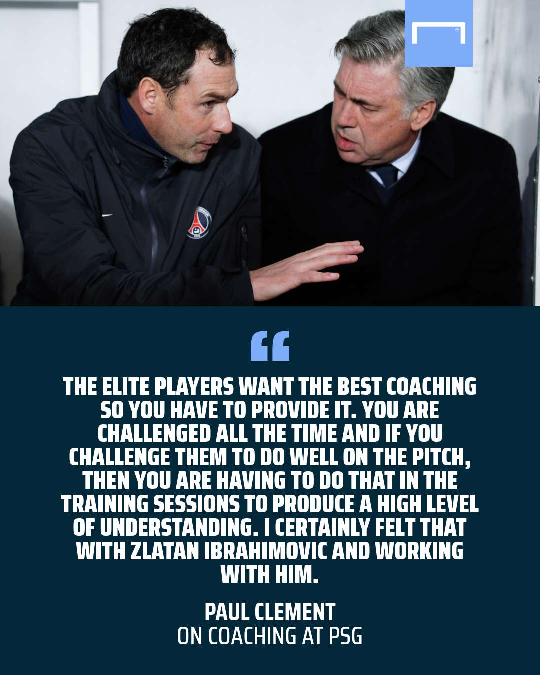 Paul Clement quote GFX on PSG