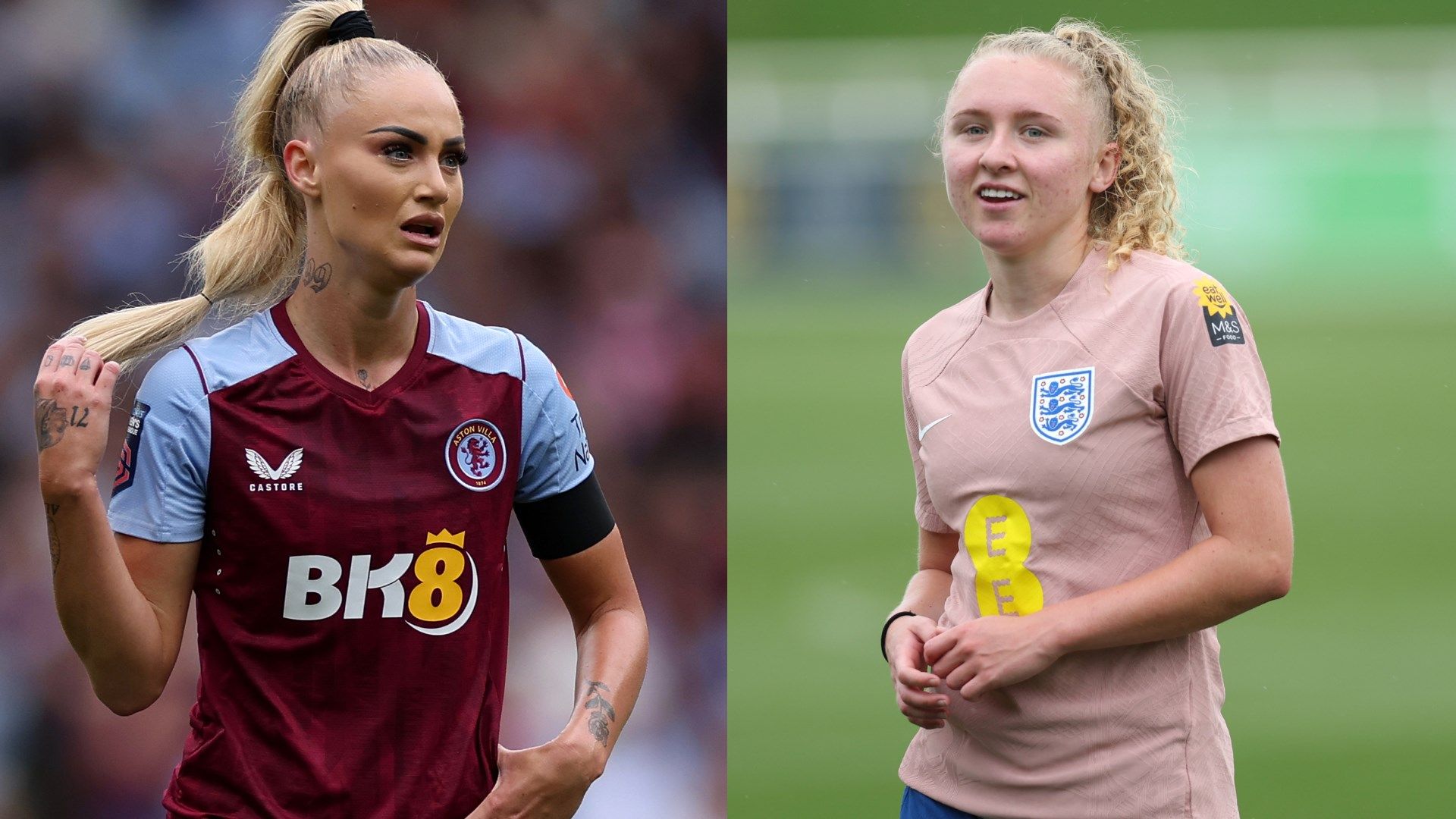 Alisha Lehmann and Katie Robinson