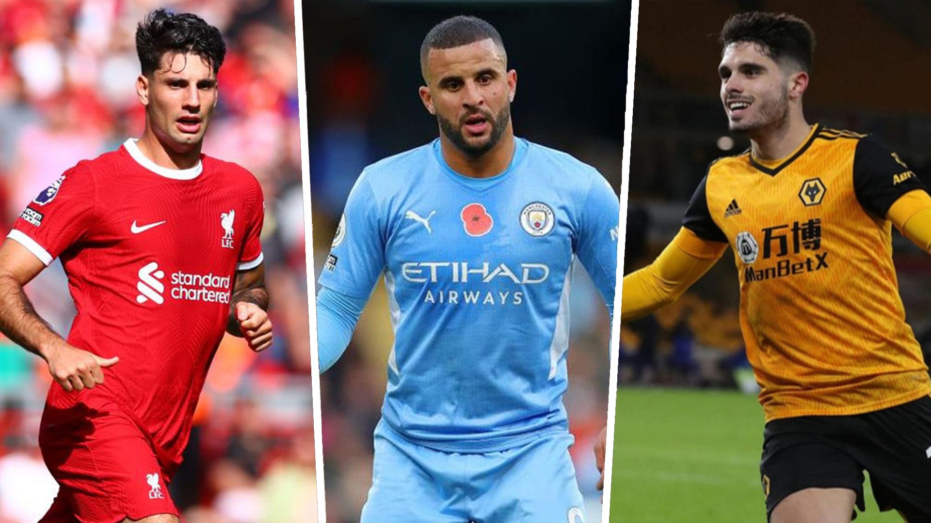 Dominik Szoboszlai Kyle Walker Pedro Neto