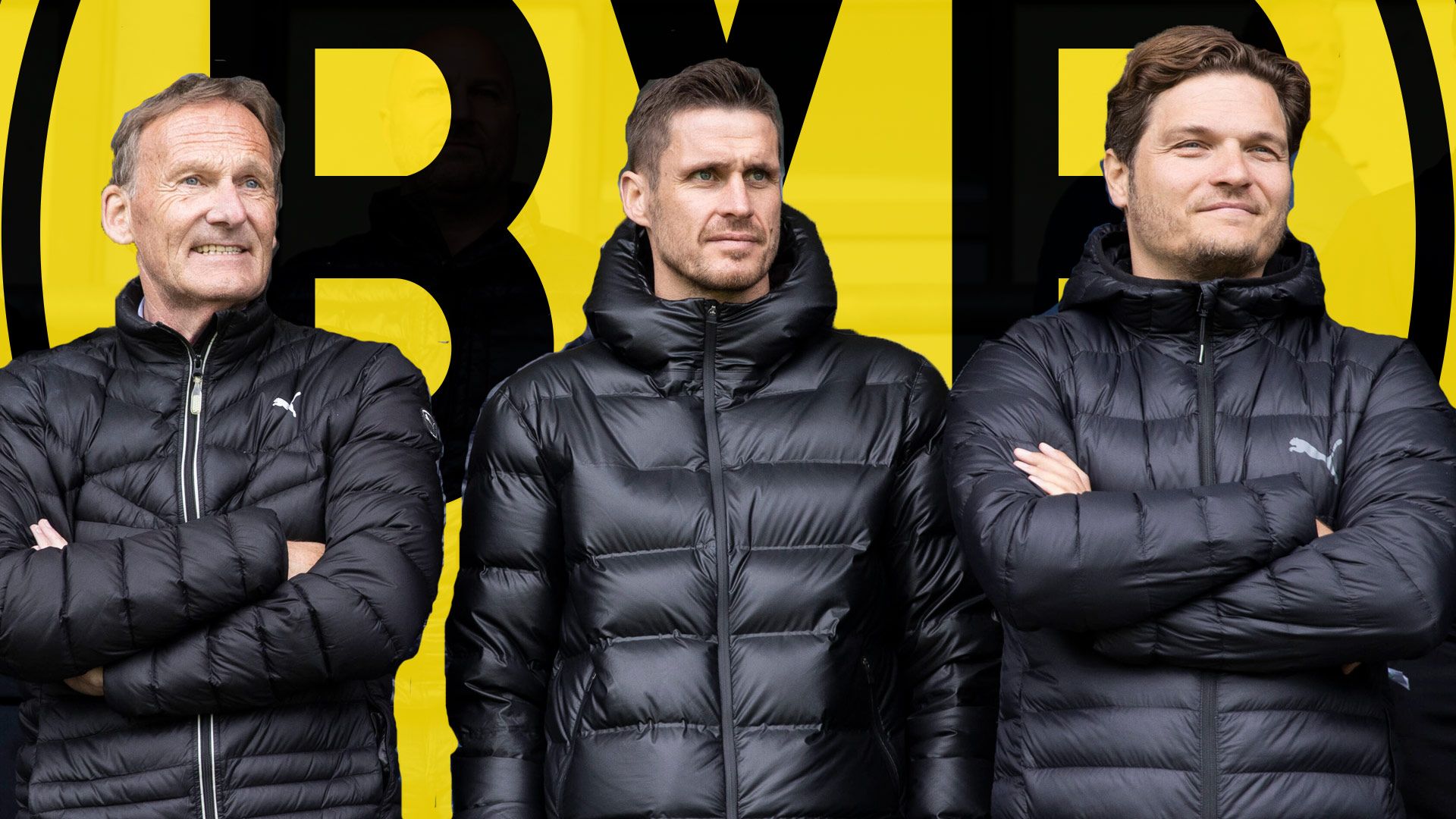 Hans-Joachim Watzke, Sebastian Kehl, Edin Terzic BVB