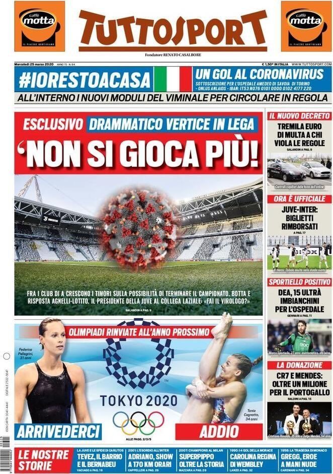 25 March Tuttosport