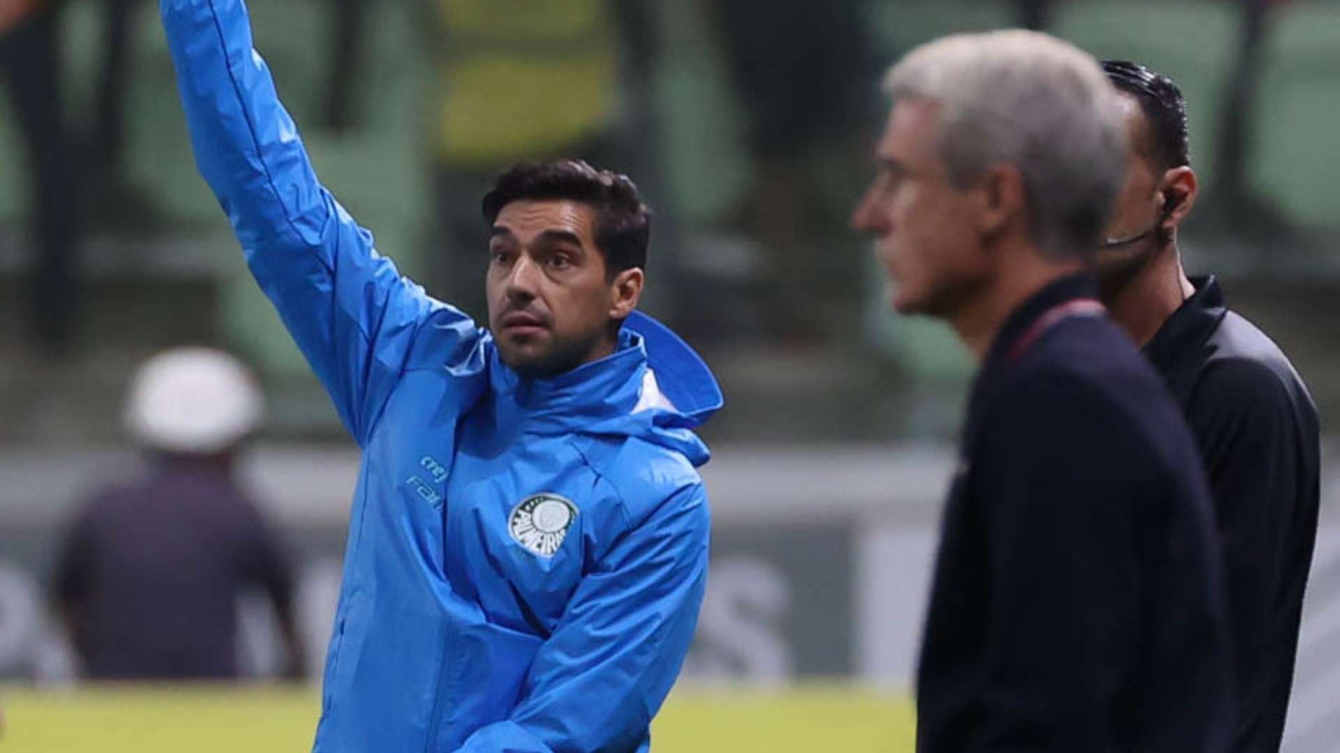 Abel Ferreira em 2022, durante jogo contra o Botafogo pelo Campeonato Brasileiro