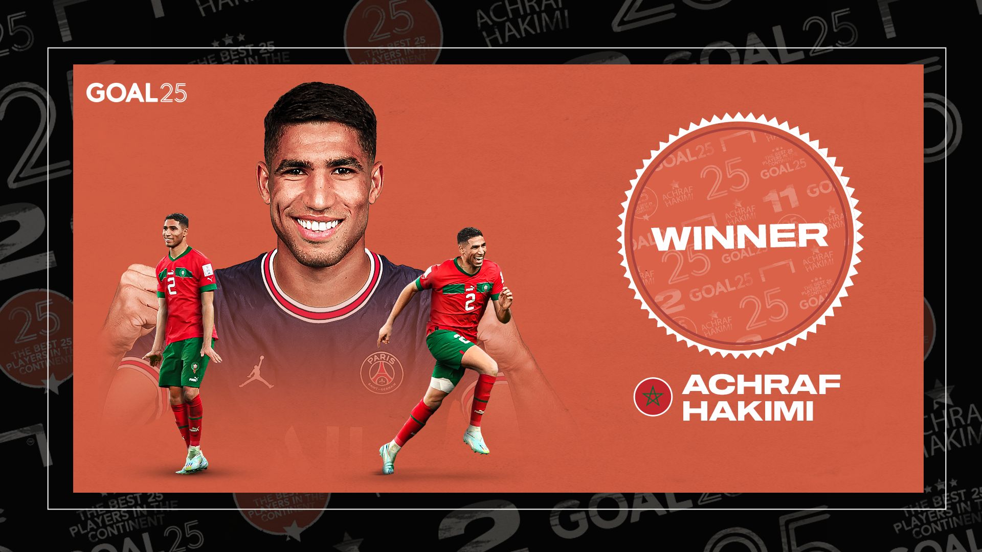 Achraf Hakimi - GOAL 25 2022