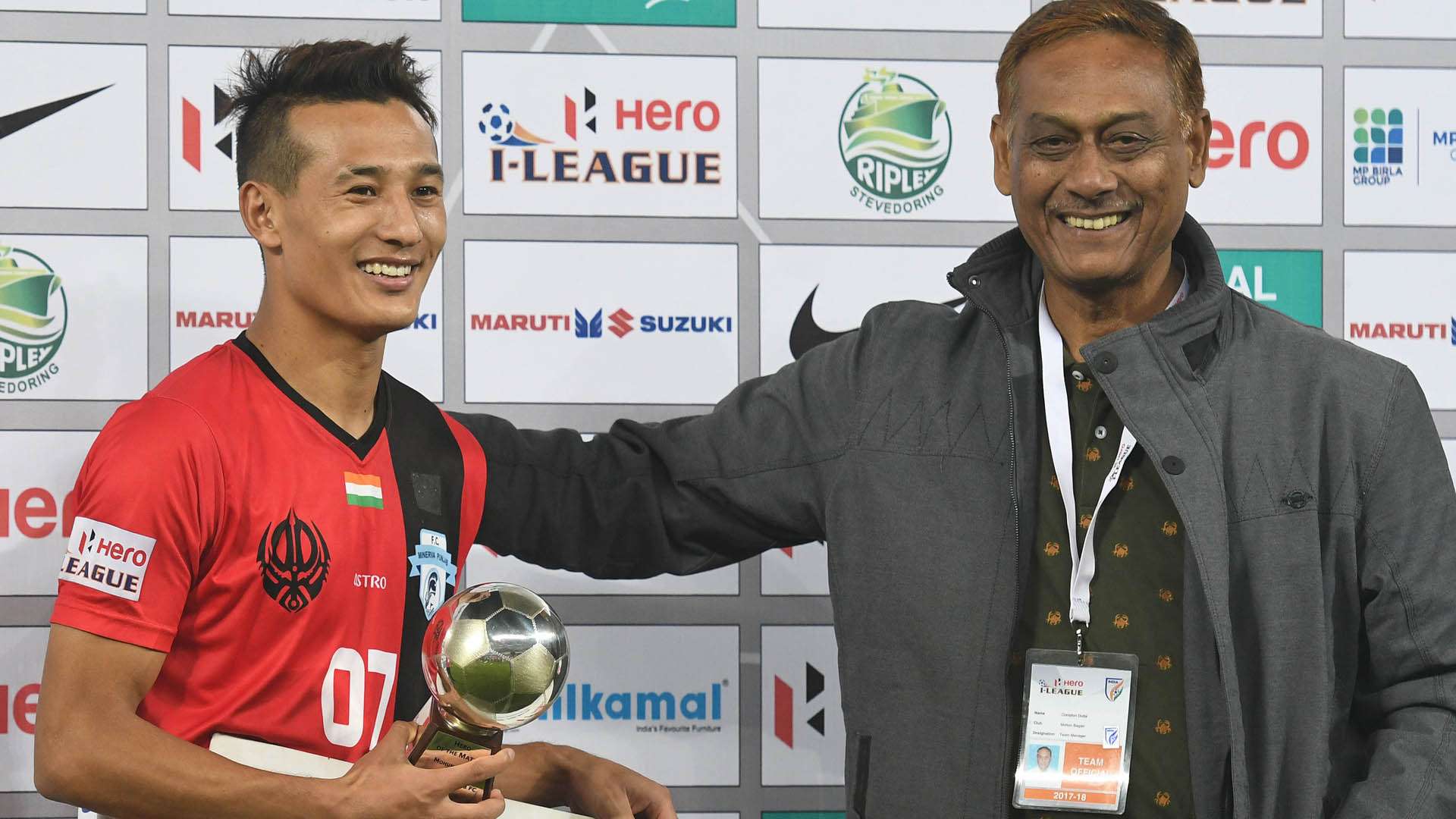 Chencho Gyeltshen Mohun Bagan Minerva Punjab FC I-League 2017/2018