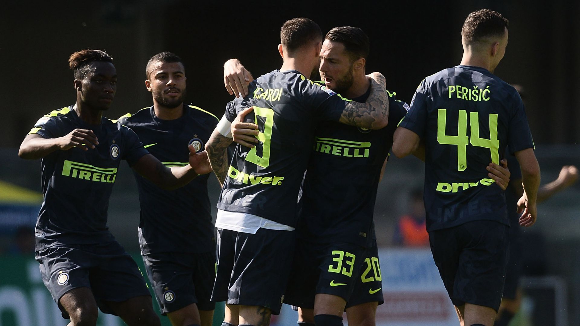 Inter celebrates Icardi vs. Chievo