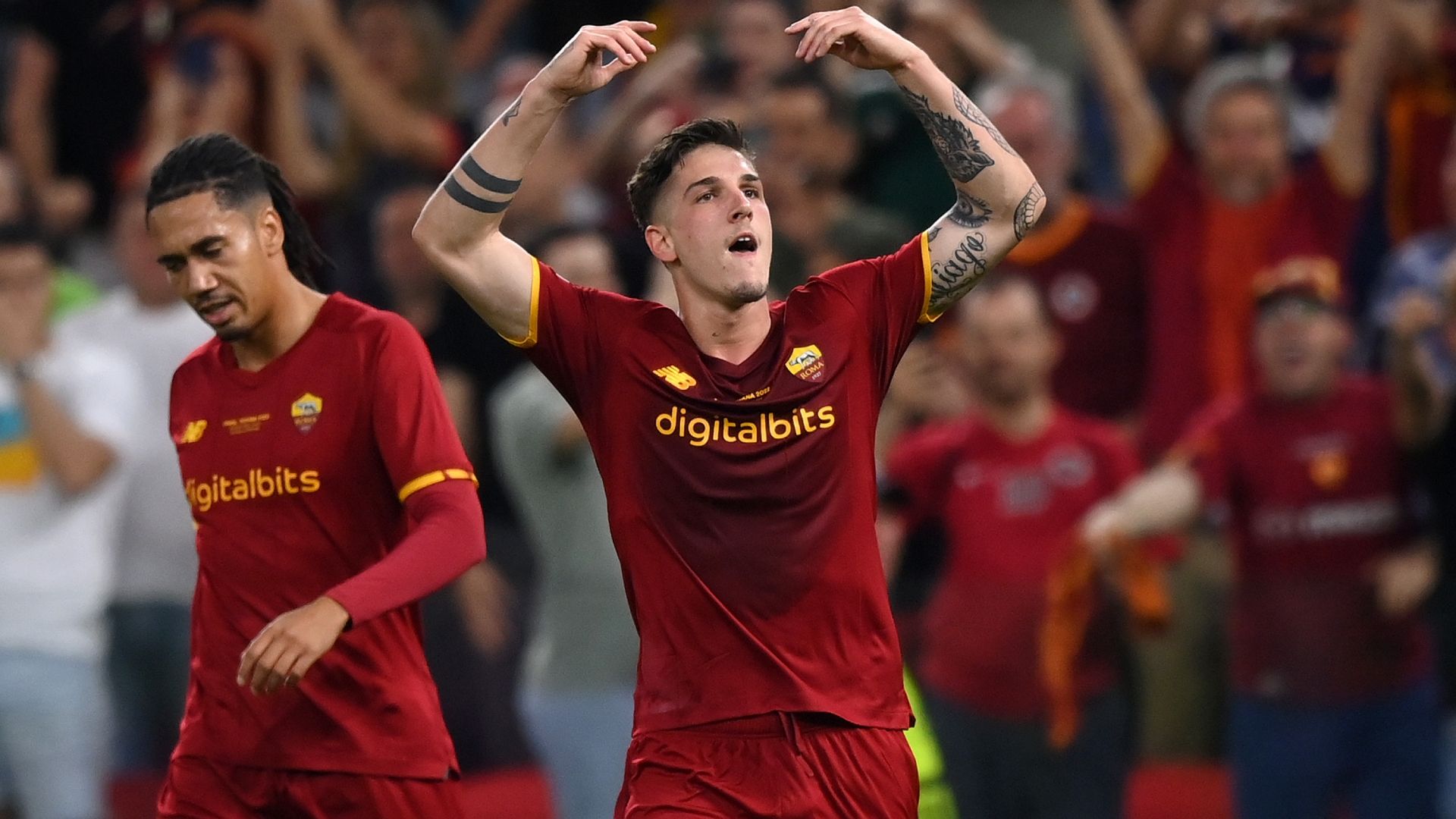 Nicolo Zaniolo Roma Conference League final 2021-22