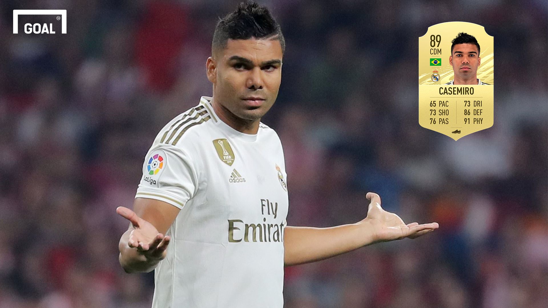 Casemiro FIFA 21 stats
