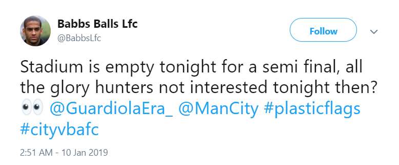 Man City reaction League Cup Burton