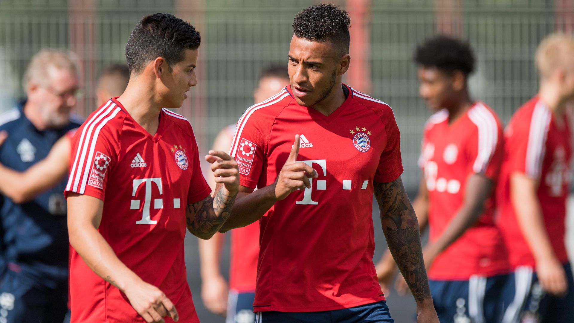 James Rodriguez Corentin Tolisso Bayern München Bundesliga 0717