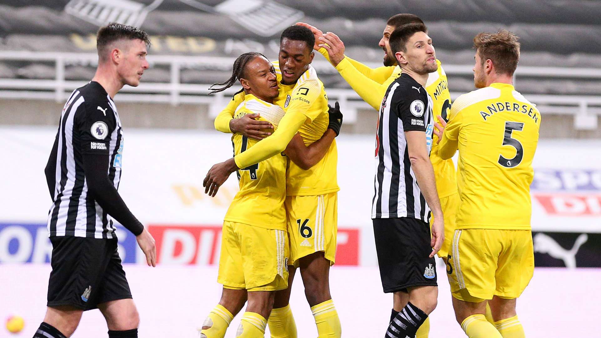 Newcastle vs Fulham Premier League 2020-21