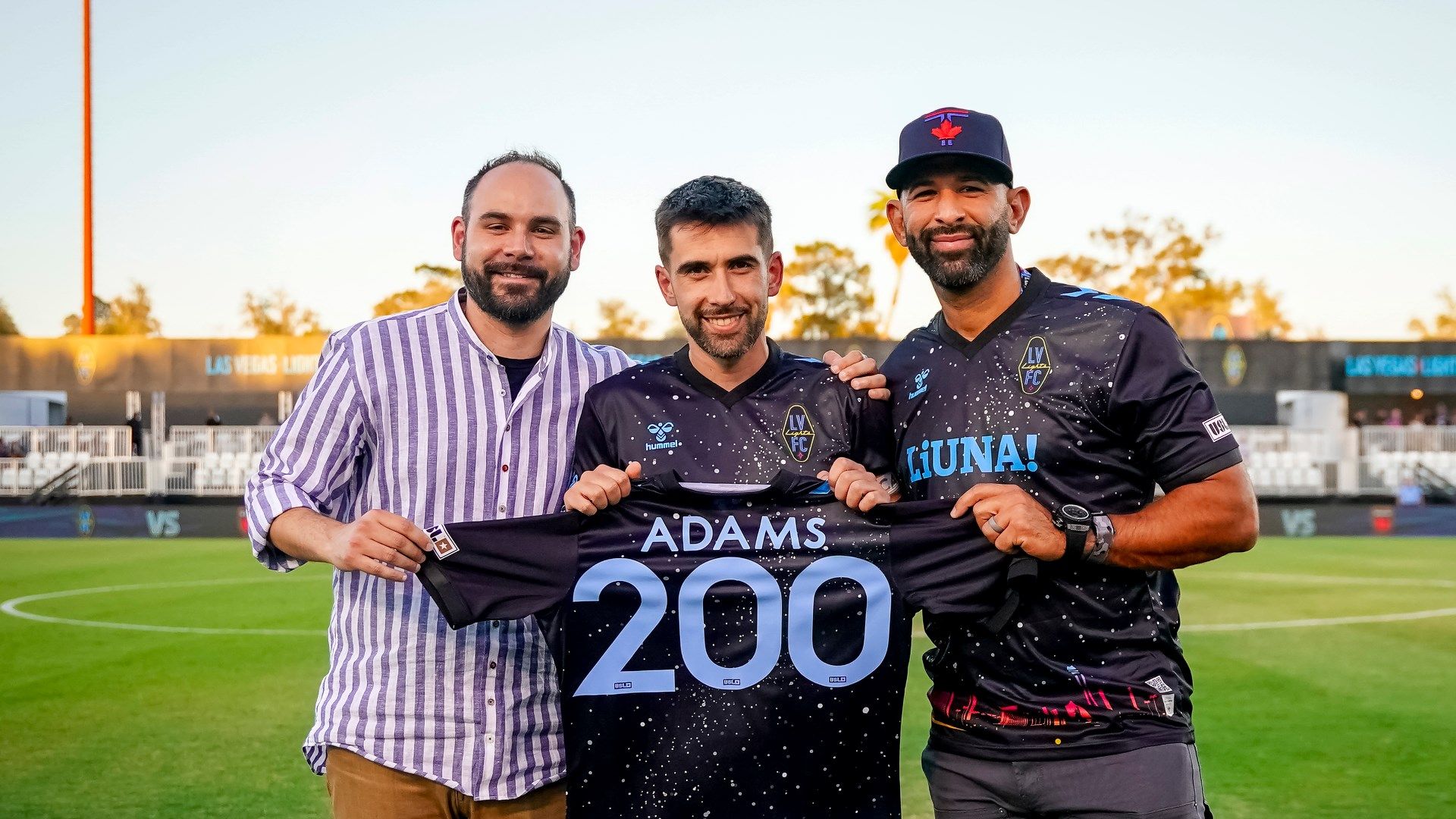 Jose Bautista (R), Charlie Adams (Center), Gianleonardo Neglia (L)