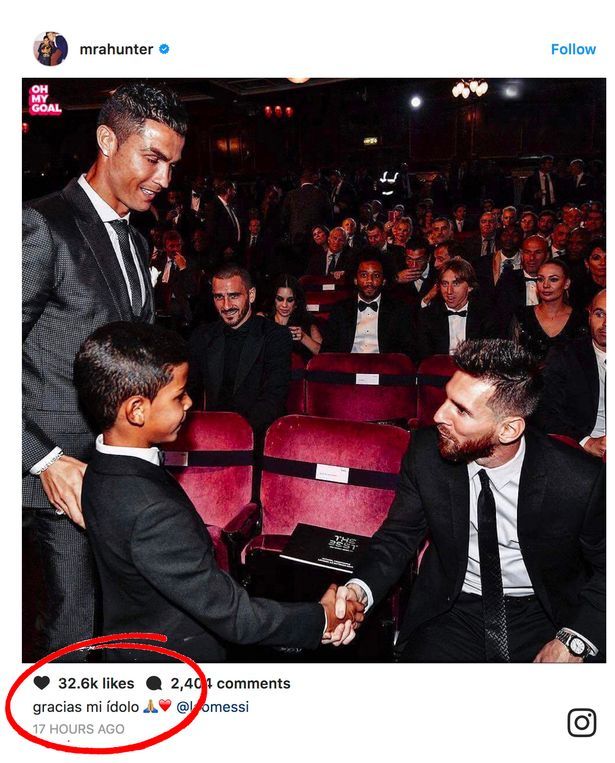 Ronaldo Jr. Messi